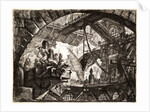 Prisoners on a Projecting Platform, 1761 by Giovanni Battista Piranesi