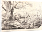 Ewe with Lamb, 1818 by Jean-Paul Alaux