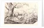 Ewe with Lamb, 1818 by Jean-Paul Alaux