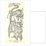 Untitled Fragment of a Crucifixion, late 14th century by Anonymous