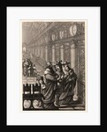 Roger, with Cardinals, in a Picture Gallery, ca. 1657 by Abraham Bosse