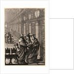 Roger, with Cardinals, in a Picture Gallery, ca. 1657 by Abraham Bosse