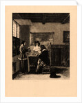 Two Ladies and Two Gentlemen in an Interior by Daniel Charles Marie Mordant