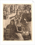 Vegetable Market (Marché aux légumes, à Pontoise), 1891 by Camille Pissarro