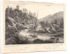 Road and Bridge over the Mohawk River, ca. 1830-1840 by F. Jacques Milbert