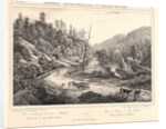 Road and Bridge over the Mohawk River, ca. 1830-1840 by F. Jacques Milbert