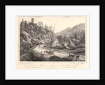 Road and Bridge over the Mohawk River, ca. 1830-1840 by F. Jacques Milbert