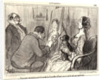 Puisque maintenant il est de la famille.., 1856 by Honoré Daumier