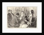 Puisque maintenant il est de la famille.., 1856 by Honoré Daumier