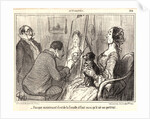 Puisque maintenant il est de la famille.., 1856 by Honoré Daumier