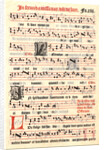 Leaf from a French Psalter, 1551 by Anonymous