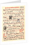 Leaf from a French Psalter, 1551 by Anonymous