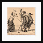 MMrs. Cobden, Gladstone et Brigth... sic, 1856 by Honoré Daumier