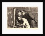 Avant le Salon.—Peintres et Bourgeois.—La dernier main, 1862 by C. Maurand