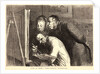 Avant le Salon.—Peintres et Bourgeois.—La dernier main, 1862 by C. Maurand