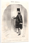 Heavens! After three months of absence, I find that my wife has moved out by Honoré Daumier