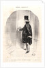 Heavens! After three months of absence, I find that my wife has moved out by Honoré Daumier