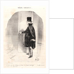 Heavens! After three months of absence, I find that my wife has moved out by Honoré Daumier