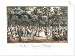 Public Promenade (La Promenade Publique), 1792 by Philibert Louis Debucourt