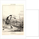 Les filets de Vulcain, 1842 by Honoré Daumier