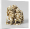 Netsuke, A group of five persons by Anonymous