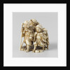 Netsuke, A group of five persons by Anonymous