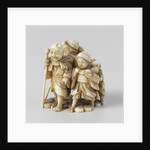 Netsuke, A group of five persons by Anonymous