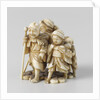 Netsuke, A group of five persons by Anonymous