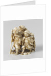 Netsuke, A group of five persons by Anonymous