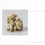 Netsuke, A group of five persons by Anonymous