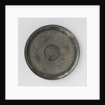 Mirror decorated with four monkeys by Anonymous