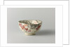 Tea bowl with a backdrop of pine, maple leaves and snow by Anonymous