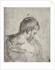 A Mourning Head by Michelangelo