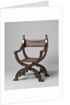 Folding X-chair by Anonymous