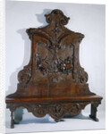 Garden bench in Marot style by Anonymous