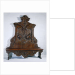 Garden bench in Marot style by Anonymous