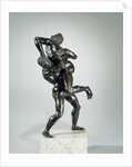 Hercules and Antaeus by Follower of Giambologna