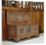 Chest in certosina technique, decorated with intarsia of ebony and ivory by Anonymous