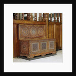 Chest in certosina technique, decorated with intarsia of ebony and ivory by Anonymous