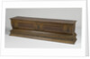 Bank of walnut with interior of poplar wood by Anonymous