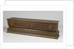Bank of walnut with interior of poplar wood by Anonymous
