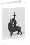 Candlestick Samson and the Lion by Anonymous