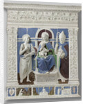 Altarpiece with the Virgin and Child Enthroned entre Saint Jerome and Saint Nicholas of Myra by Anonymous