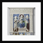 Altarpiece with the Virgin and Child Enthroned entre Saint Jerome and Saint Nicholas of Myra by Anonymous