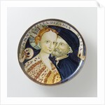 Dish with a man and a woman by Anonymous