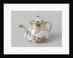 Teapot with lid, multicolor painted with chinoiserie, Meissener Porzellan Manufaktur, c. 1725 - c. 1730, Meissen Germany by Meissener Porzellan Manufaktur