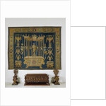 Grotesk Carpet with Hercules, Master of Geometric mark by Perino del Vaga