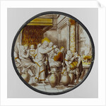 Window with the Wedding at Cana, Anonymous, c. 1525 by Anonymous