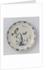 Plate, the flat painted with flowering branches and birds, Jacob van der Kool by Anonymous