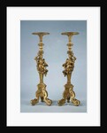 Two candle stands Torchères by Anonymous